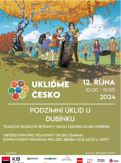 Plakát události Ukliďme Česko: Podzimní úklid u Dubínku