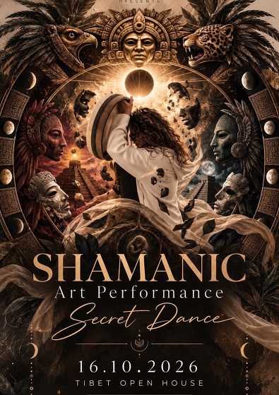 Plakát události SECRET ECSTATIC DANCE - SHAMANIC art performance