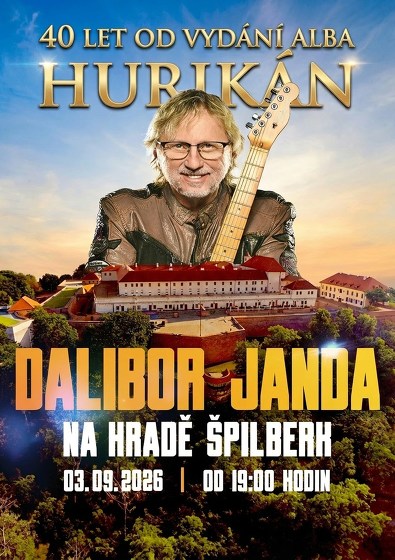 Plakát události Dalibor Janda na Špilberku