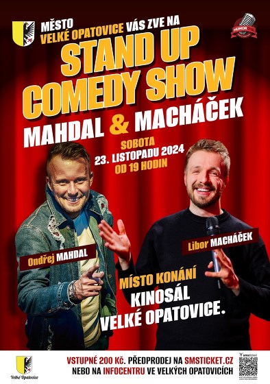 Plakát události STAND UP COMEDY SHOW: Mahdal & Macháček