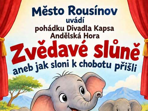 Plakát události Zvědavé slůně aneb jak sloni k chobotu přišli