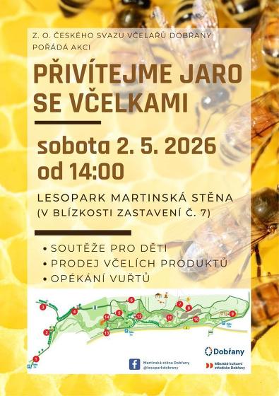 Plakát události Přivítejme jaro se včelkami