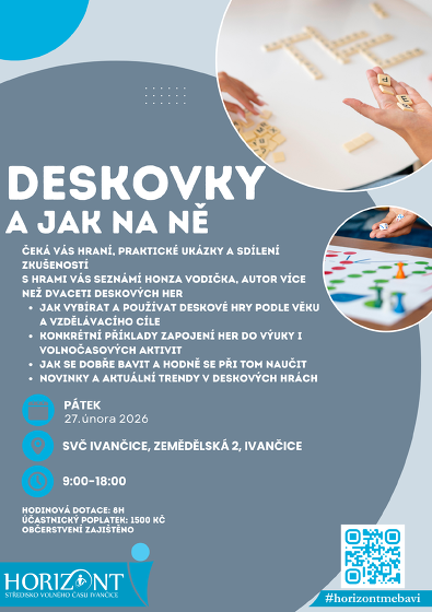 Plakát události Deskovky a jak na ně seminář