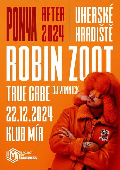 Plakát události Robin Zoot | PONYA TOUR 2024 | Uherské Hradiště