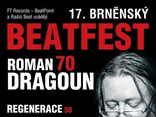 Plakát události 17. Brněnský Beatfest 2026 - Roman Dragoun 70