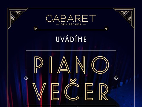 Plakát události PIANO VEČER