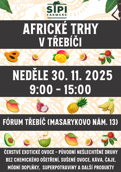 Plakát události Africké trhy