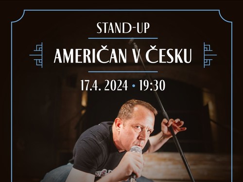 Plakát události STAND-UP: Američan v Česku