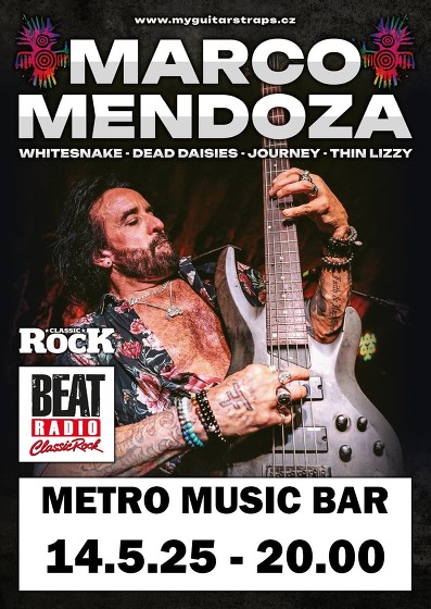 Plakát události Marco Mendoza Band (USA) + Lord Bishop Rocks (USA)