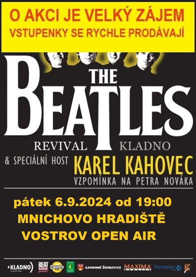 Plakát události Koncert POCTA THE BEATLES - The Beatles Revival