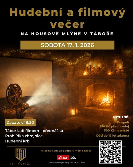 Plakát události Hudební filmový večer