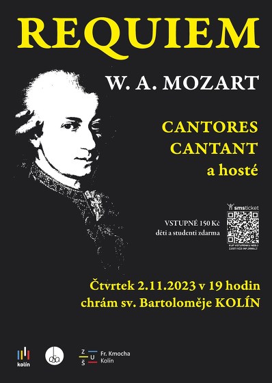 Plakát události W. A. MOZART - REQUIEM