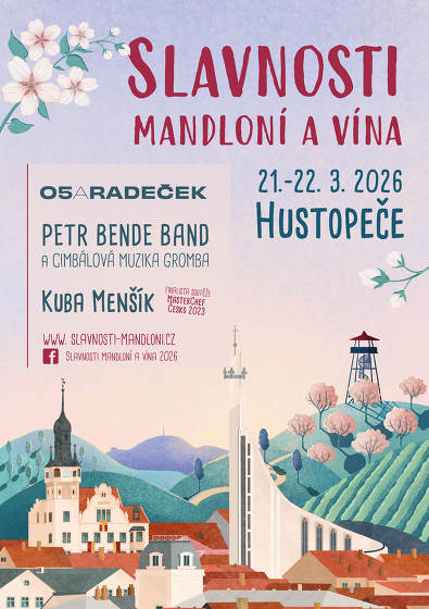 Plakát události Slavnosti mandloní a vína