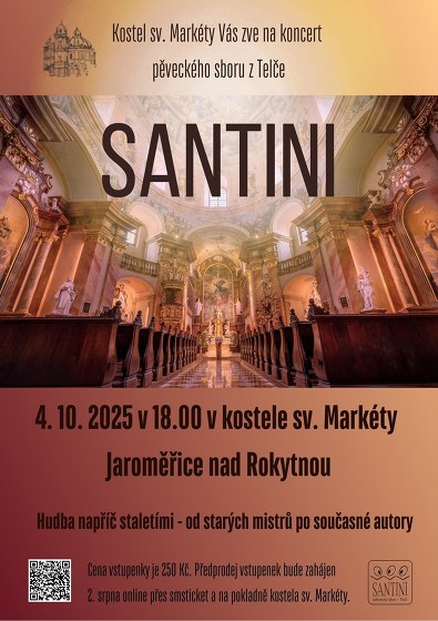 Plakát události Santini Telč