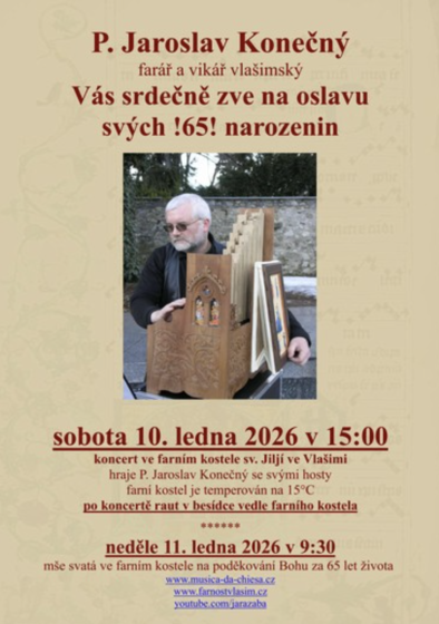 Plakát události Koncert v kostele sv. Jiljí