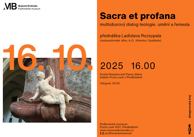 Plakát události Sacra et profana - multioborový dialog teologie, umění a řemesla