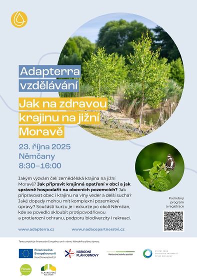 Plakát události Jak na zdravou krajinu na jižní Moravě?