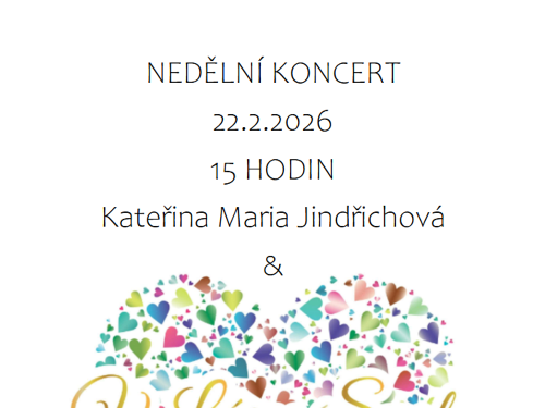 Plakát události Nedělní koncert V lásce spolu