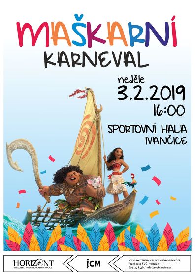 Plakát události Maškarní karneval-3.2.19