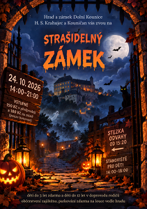 Strašidelný zámek Dolní Kounice