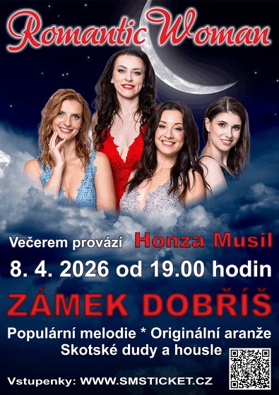 Plakát události Romantic Woman na zámku Dobříš