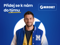 Mironet a.s. nabízí práci na pozici Skladník / Expedient – eshop bez VZV, lehká manipulace, večery a všechny víkendy v měsíci volné pro rodinu v obci Nupaky