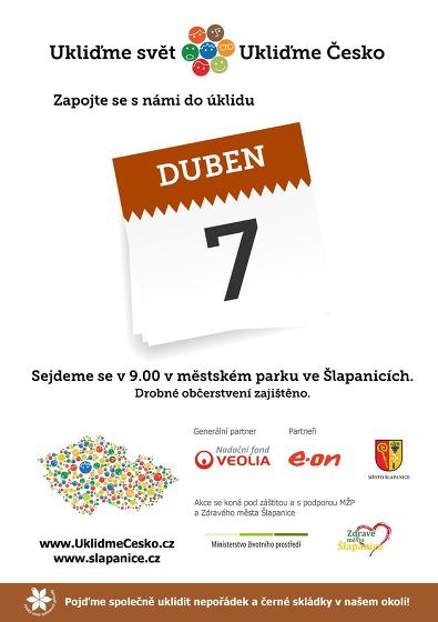 Plakát události Ukliďme svět, ukliďme Česko