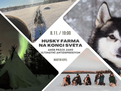 Plakát události Husky farma na konci světa