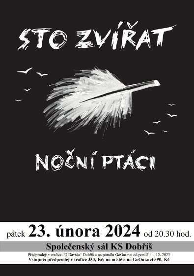 Plakát události Sto zvířat | Dobříš, Kulturní dům