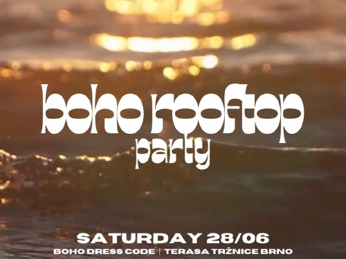 Plakát události Boho Rooftop Party