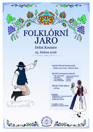 Plakát události Folklorní Jaro