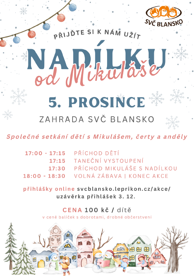 Plakát události Nadílka od Mikuláše