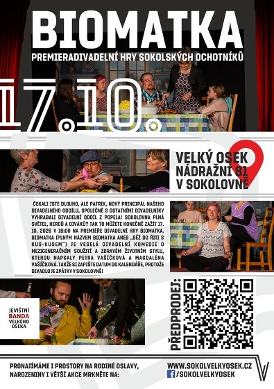 Plakát události Biomatka Divadelní hra