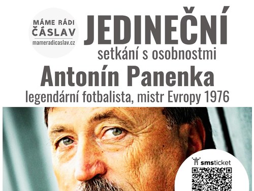 Plakát události JEDINEČNÍ: Antonín Panenka | setkání s osobnostmi