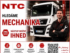 NTC, s. r. o. nabízí práci na pozici Mechanik v obci Bantice