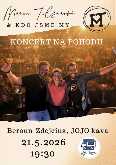 Plakát události Marie Tilšarová - koncert Beroun - Zdejcina