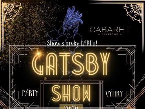 Plakát události Crazy Cabaret: Gatsby show