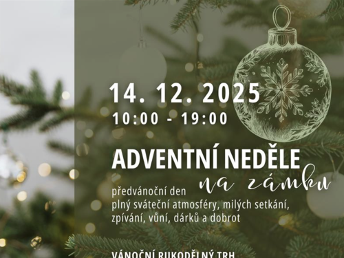 Plakát události Adventní neděle na zámku