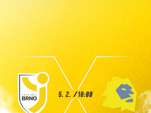 Plakát události ČEZ extraliga mužů: Volejbal Brno - Lvi Praha