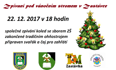 Plakát události Zpívání pod vánočním stromem