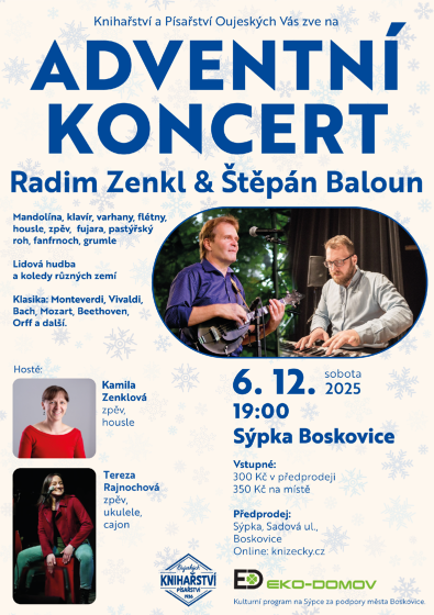 Plakát události Adventní koncert v Boskovicích