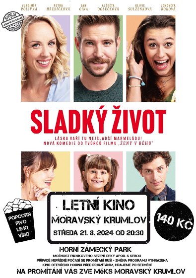 Plakát události Letní kino - Sladký život