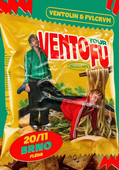 Plakát události VENTOFU TOUR: Ventolin & FVLCRVM - Brno
