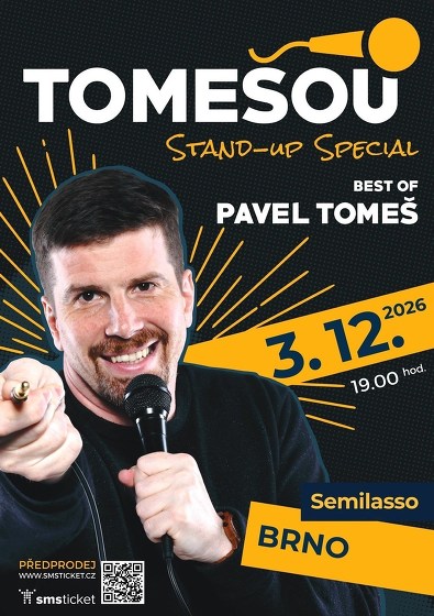Plakát události TOMEŠOU: The best of Pavel Tomeš (stand-up speciál)