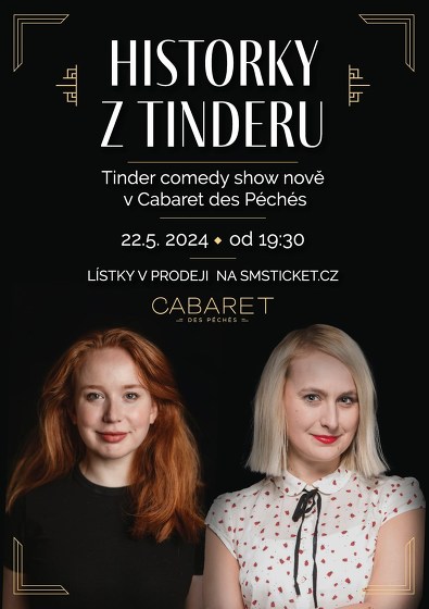 Plakát události STAND - UP : Historky z Tinderu
