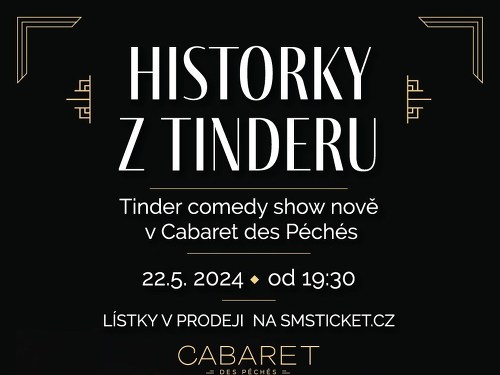 Plakát události STAND - UP : Historky z Tinderu