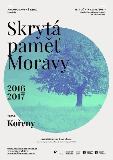 Plakát události literární soutěž Skrytá paměť Moravy - do 31. března