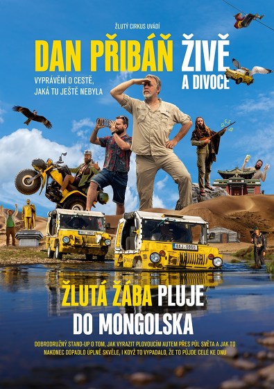 Plakát události Žlutá žába pluje do Mongolska ve Zbýšově!