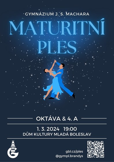 Plakát události Maturitní ples GBL 2024
