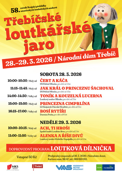 Plakát události Třebíčské loutkářské jaro
